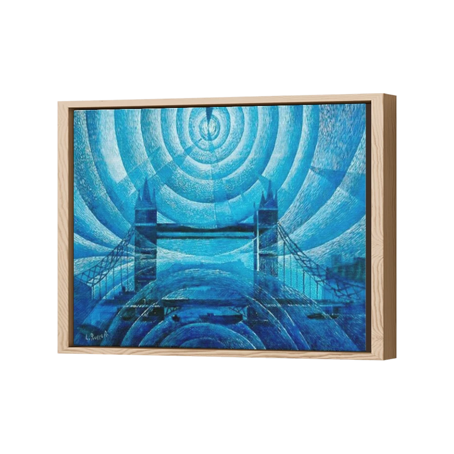 Thumbnail for Canvas - Wood Grain Floating Frame