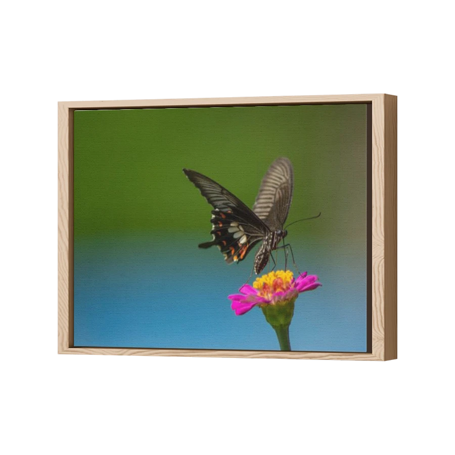 Thumbnail for Canvas - Wood Grain Floating Frame