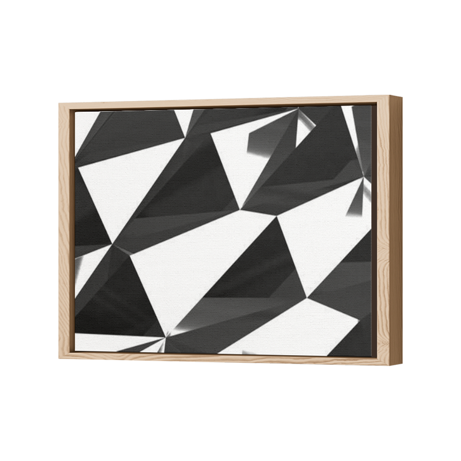 Thumbnail for Canvas - Wood Grain Floating Frame