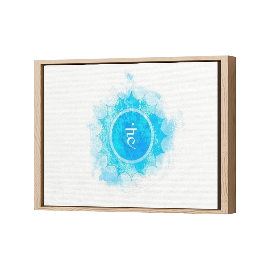 Thumbnail for Canvas - Wood Grain Floating Frame