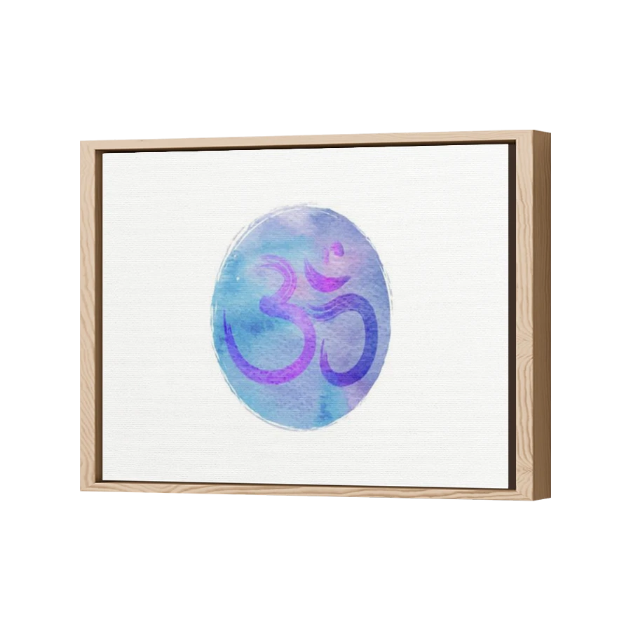 Thumbnail for Canvas - Wood Grain Floating Frame