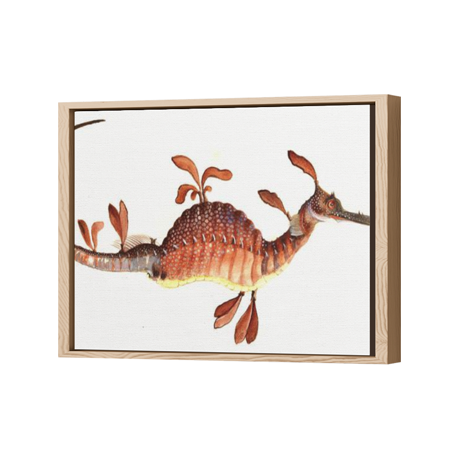 Thumbnail for Canvas - Wood Grain Floating Frame