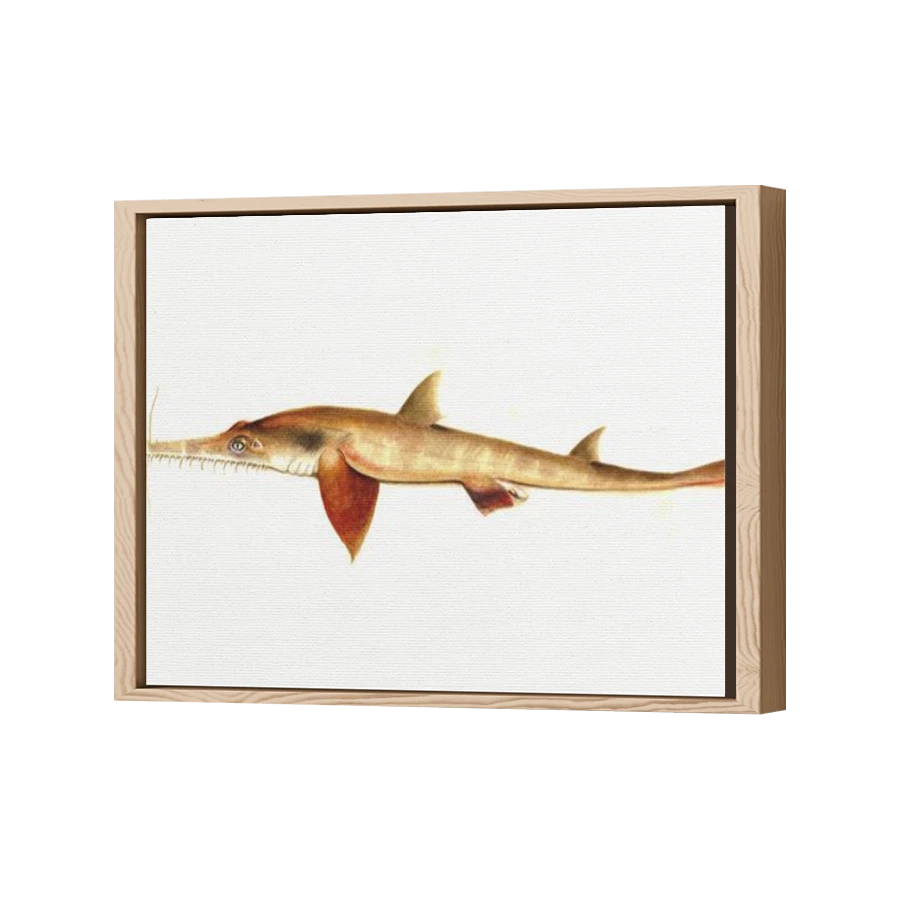 Thumbnail for Canvas - Wood Grain Floating Frame