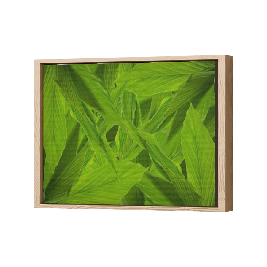 Thumbnail for Canvas - Wood Grain Floating Frame