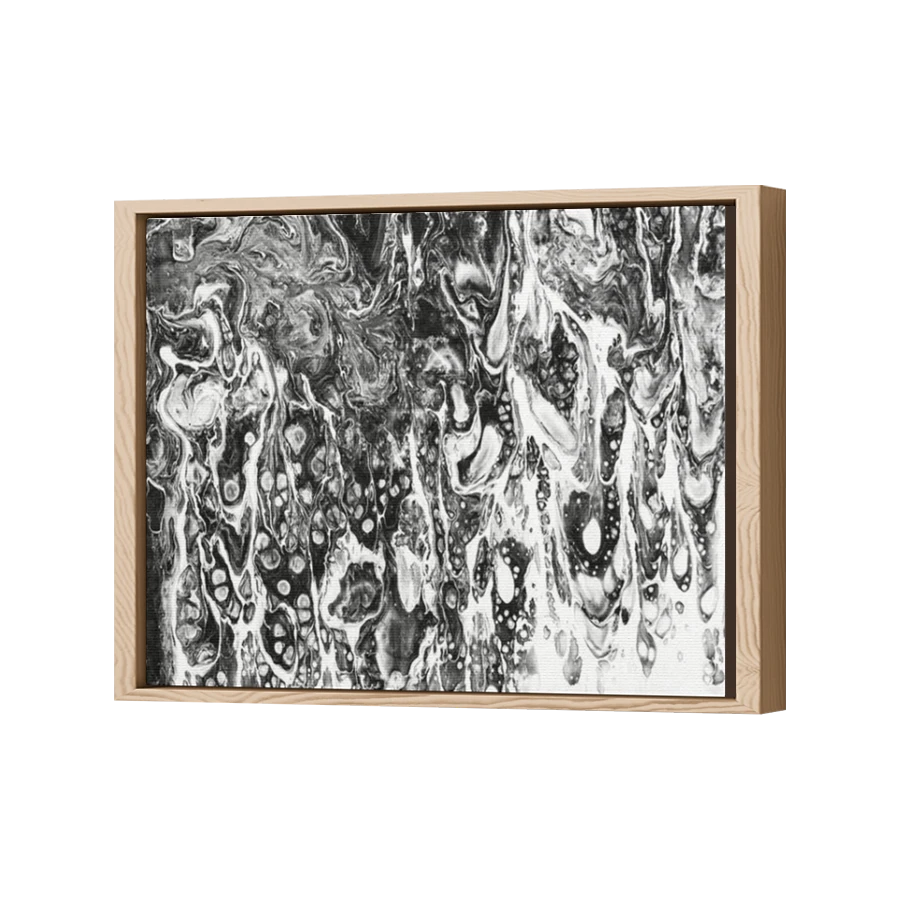 Thumbnail for Canvas - Wood Grain Floating Frame