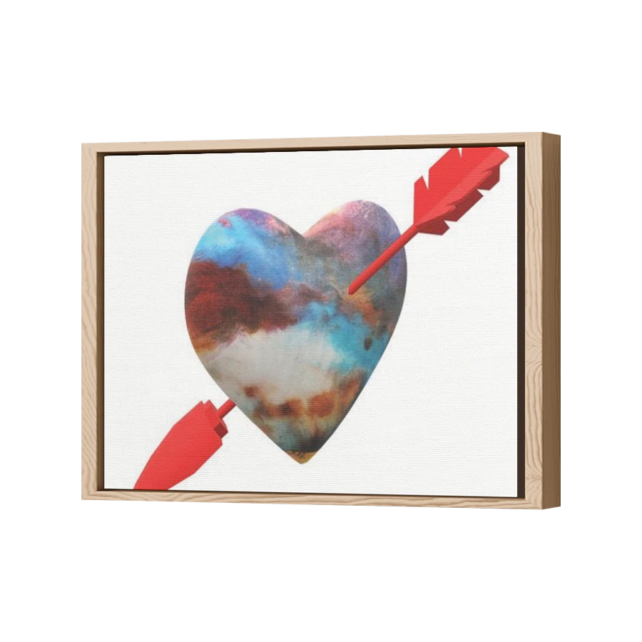 Thumbnail for Canvas - Wood Grain Floating Frame