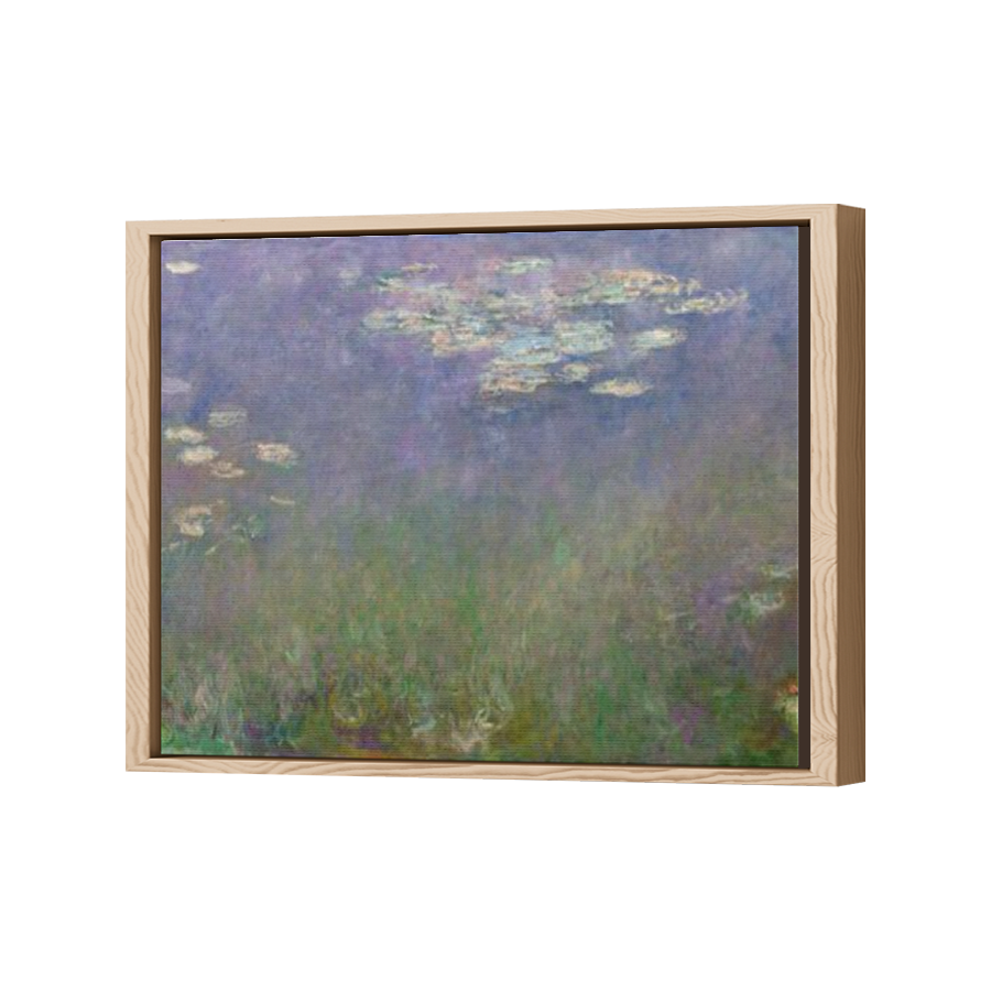 Thumbnail for Canvas - Wood Grain Floating Frame