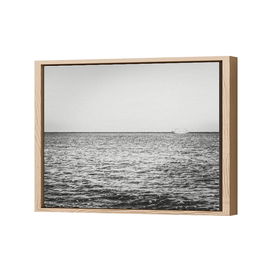Thumbnail for Canvas - Wood Grain Floating Frame