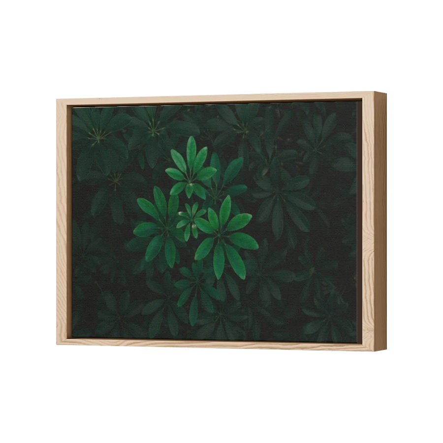 Thumbnail for Canvas - Wood Grain Floating Frame