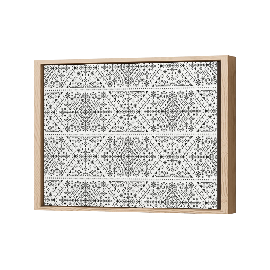Thumbnail for Canvas - Wood Grain Floating Frame