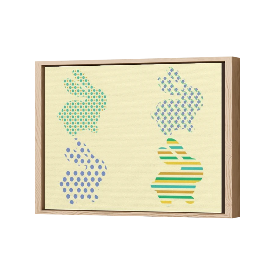 Thumbnail for Canvas - Wood Grain Floating Frame