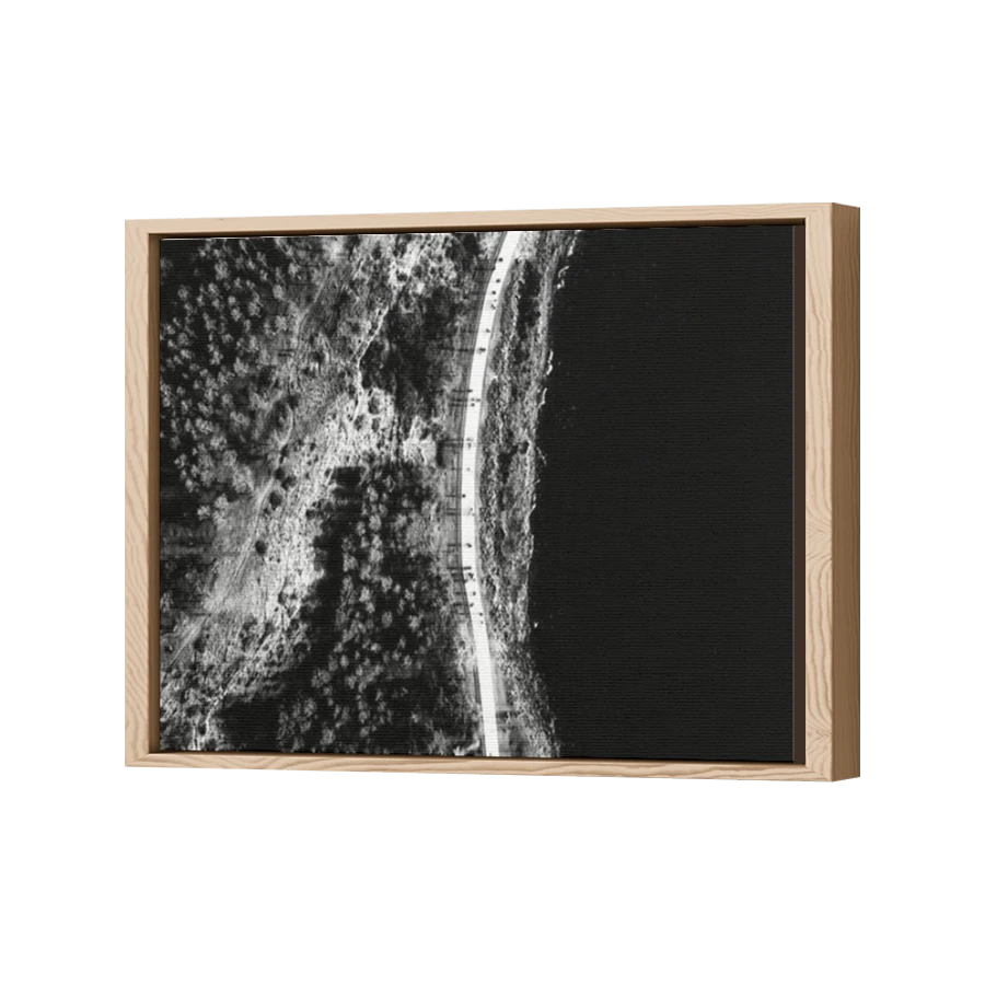 Thumbnail for Canvas - Wood Grain Floating Frame