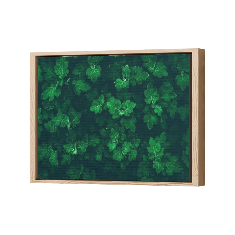 Thumbnail for Canvas - Wood Grain Floating Frame