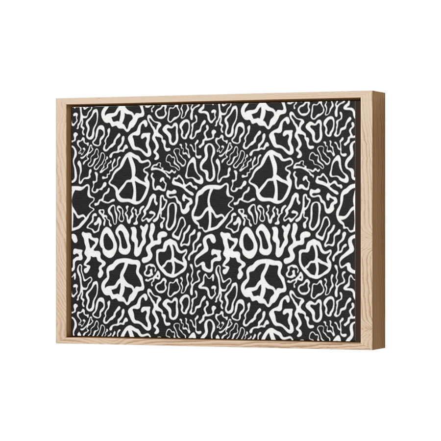 Thumbnail for Canvas - Wood Grain Floating Frame