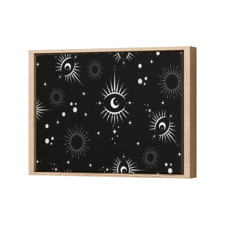 Thumbnail for Canvas - Wood Grain Floating Frame