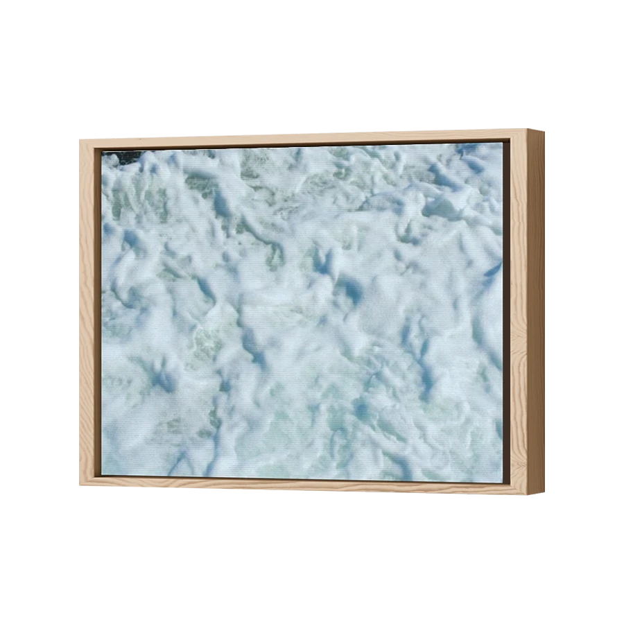Thumbnail for Canvas - Wood Grain Floating Frame