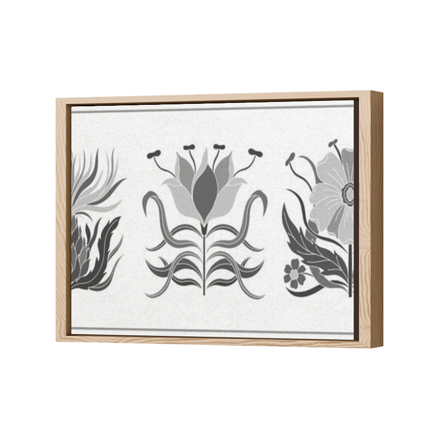 Thumbnail for Canvas - Wood Grain Floating Frame