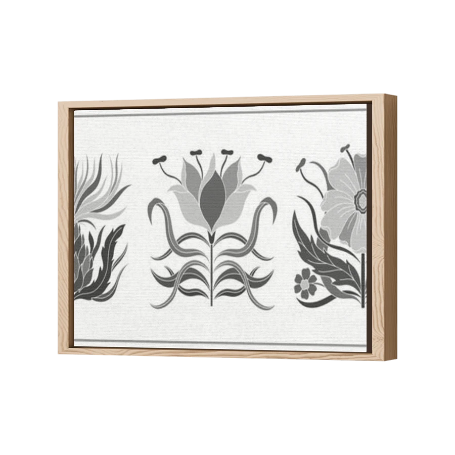 Thumbnail for Canvas - Wood Grain Floating Frame