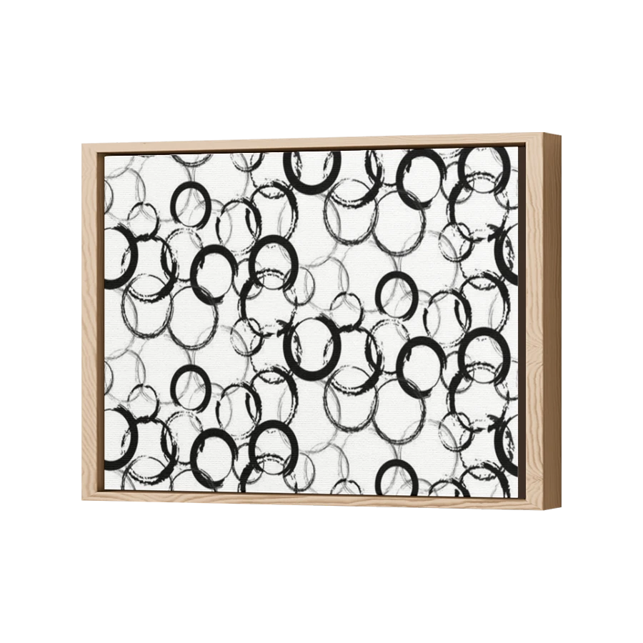 Thumbnail for Canvas - Wood Grain Floating Frame