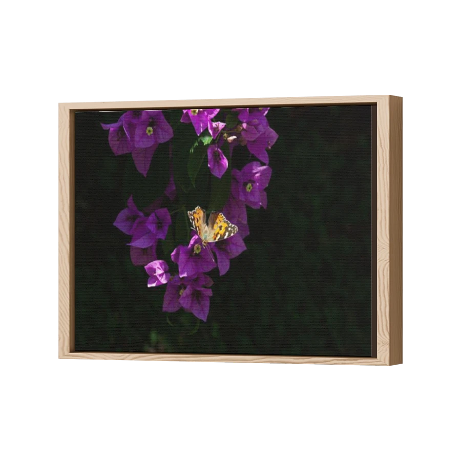 Thumbnail for Canvas - Wood Grain Floating Frame