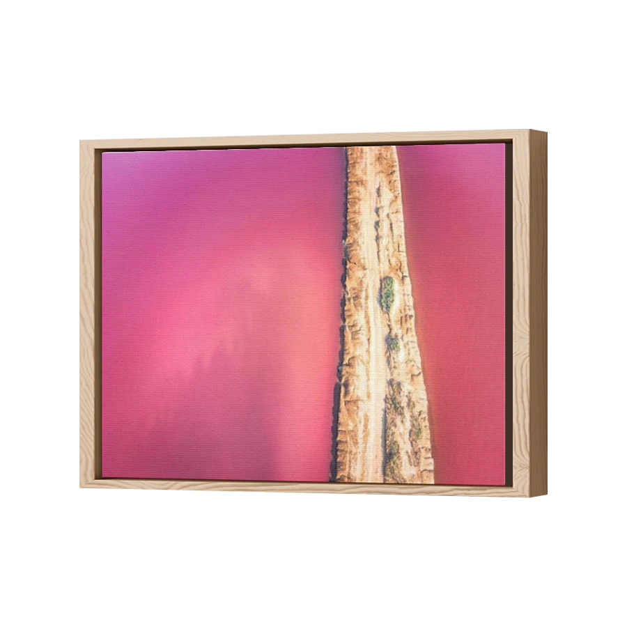 Thumbnail for Canvas - Wood Grain Floating Frame