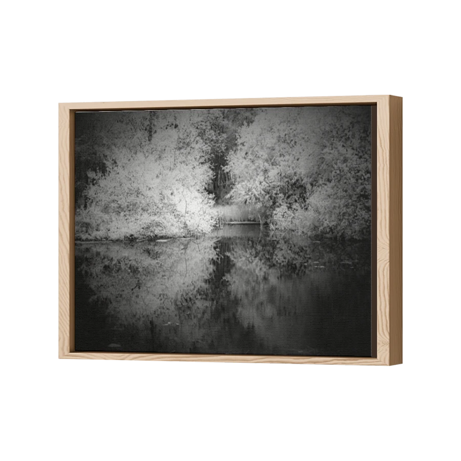 Thumbnail for Canvas - Wood Grain Floating Frame