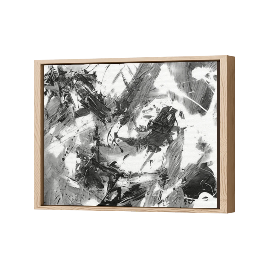 Thumbnail for Canvas - Wood Grain Floating Frame