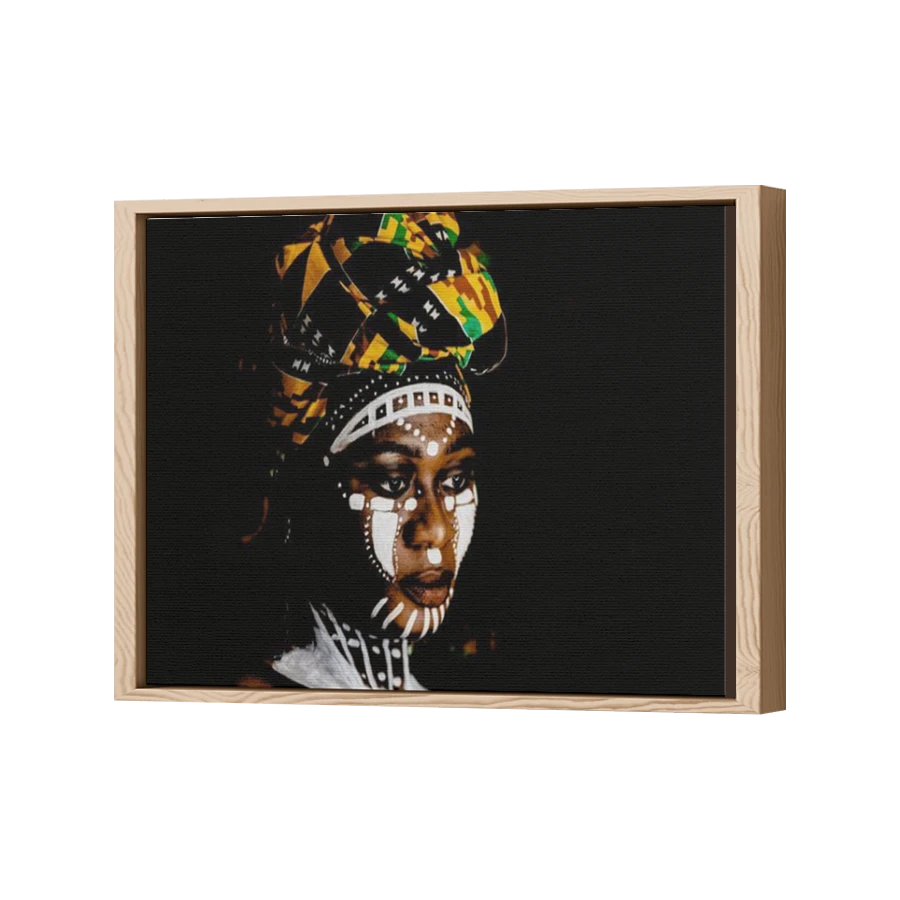 Thumbnail for Canvas - Wood Grain Floating Frame