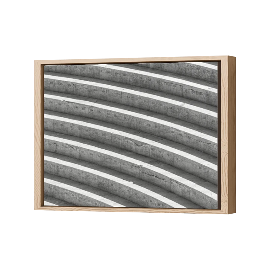 Thumbnail for Canvas - Wood Grain Floating Frame