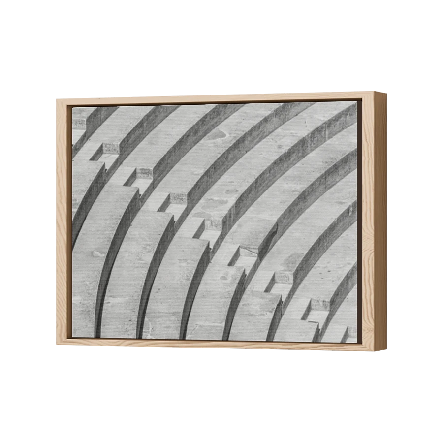 Thumbnail for Canvas - Wood Grain Floating Frame