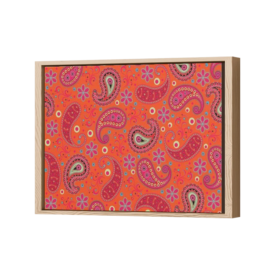 Thumbnail for Canvas - Wood Grain Floating Frame