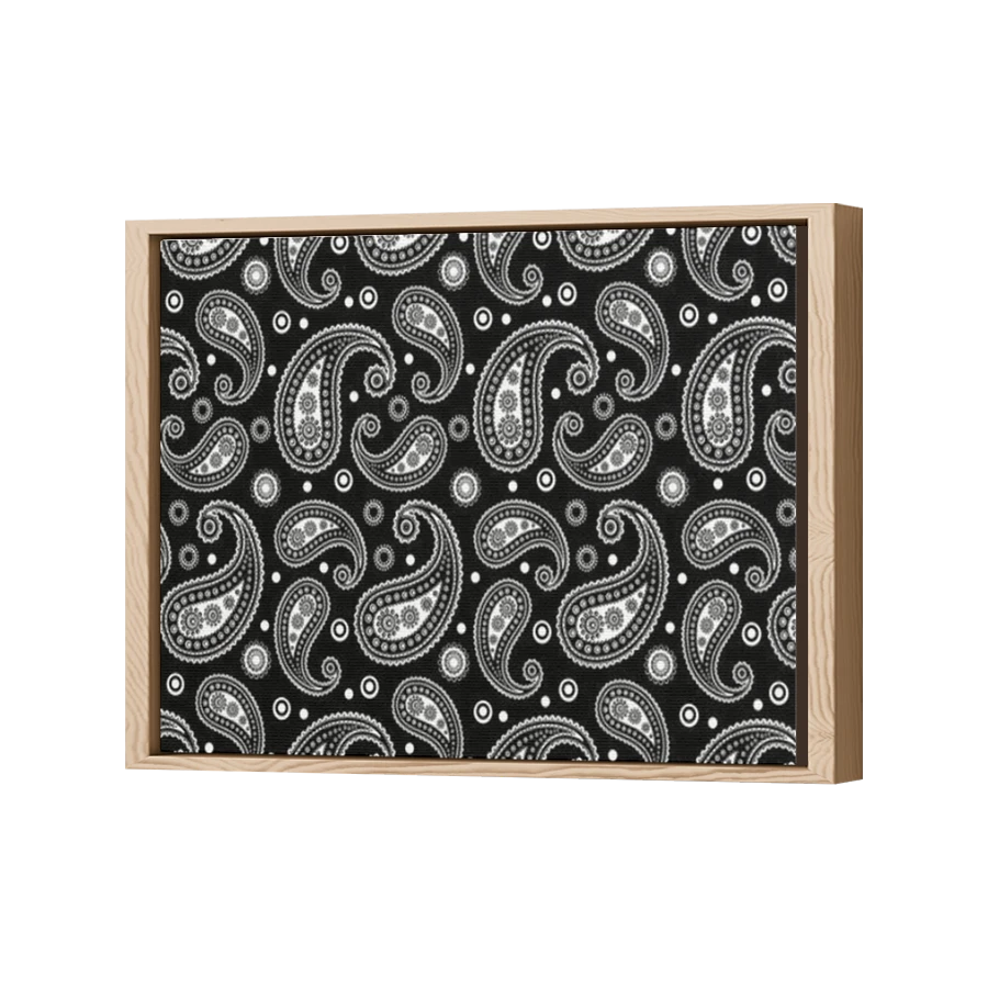 Thumbnail for Canvas - Wood Grain Floating Frame