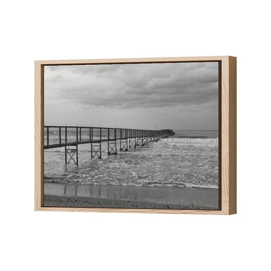Thumbnail for Canvas - Wood Grain Floating Frame