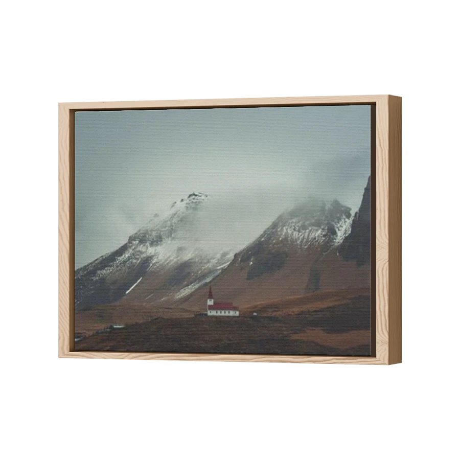 Thumbnail for Canvas - Wood Grain Floating Frame
