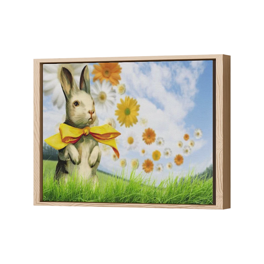 Thumbnail for Canvas - Wood Grain Floating Frame