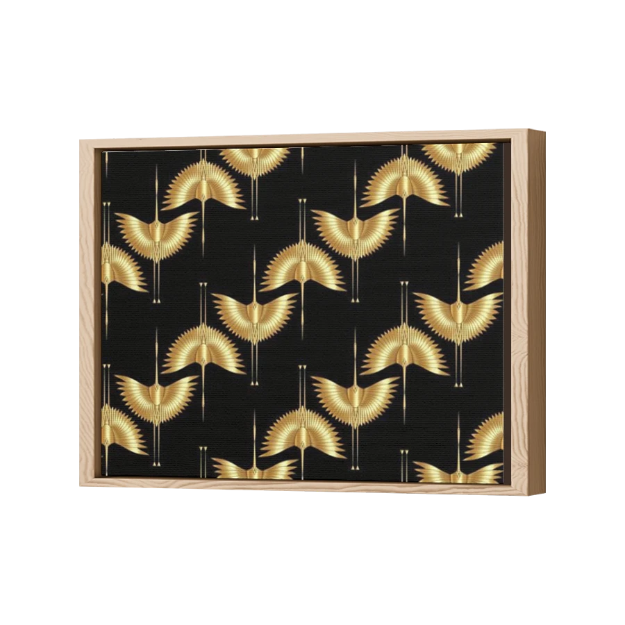 Thumbnail for Canvas - Wood Grain Floating Frame