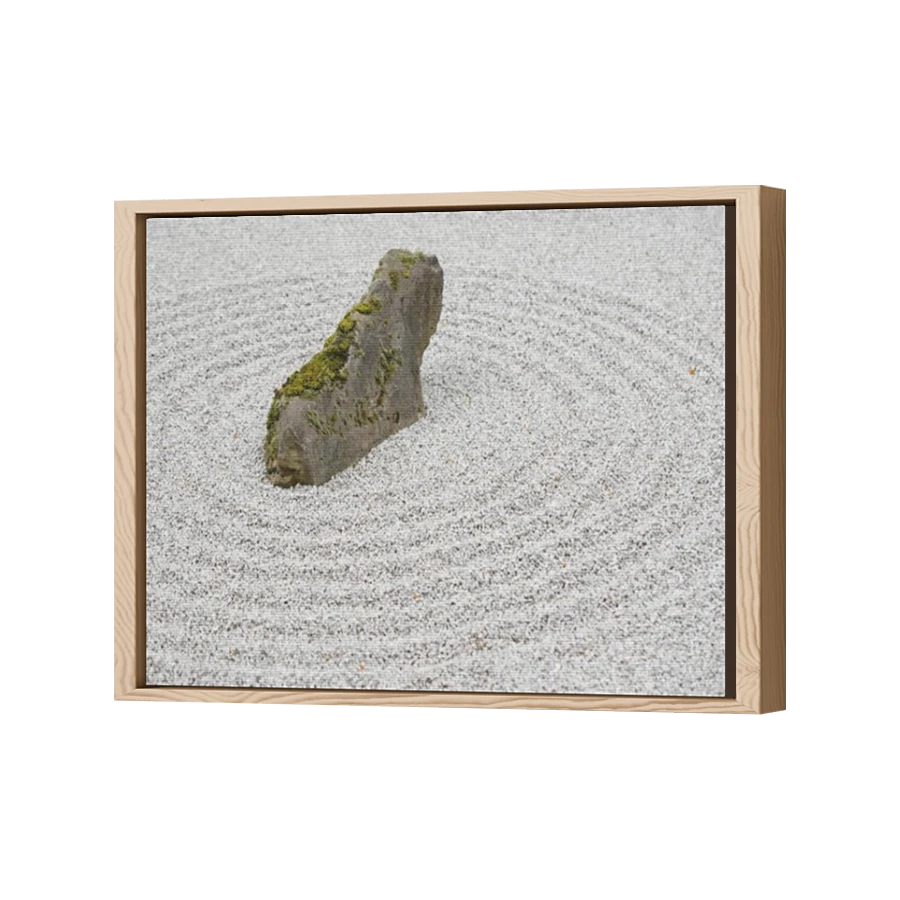 Thumbnail for Canvas - Wood Grain Floating Frame