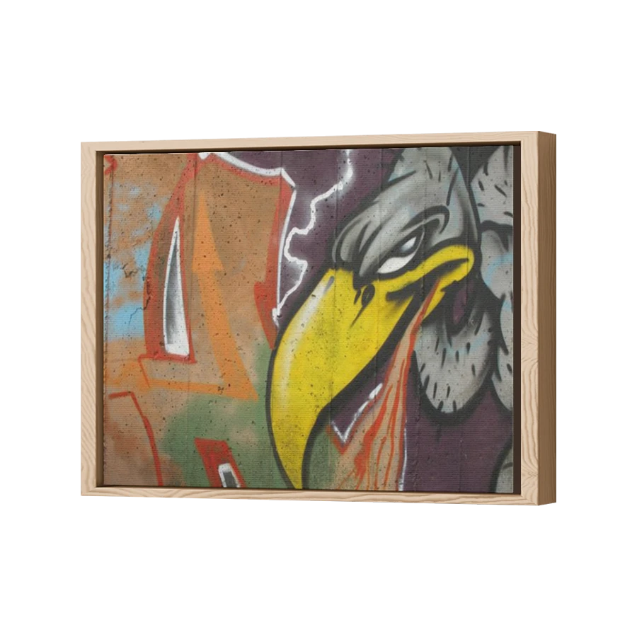 Thumbnail for Canvas - Wood Grain Floating Frame