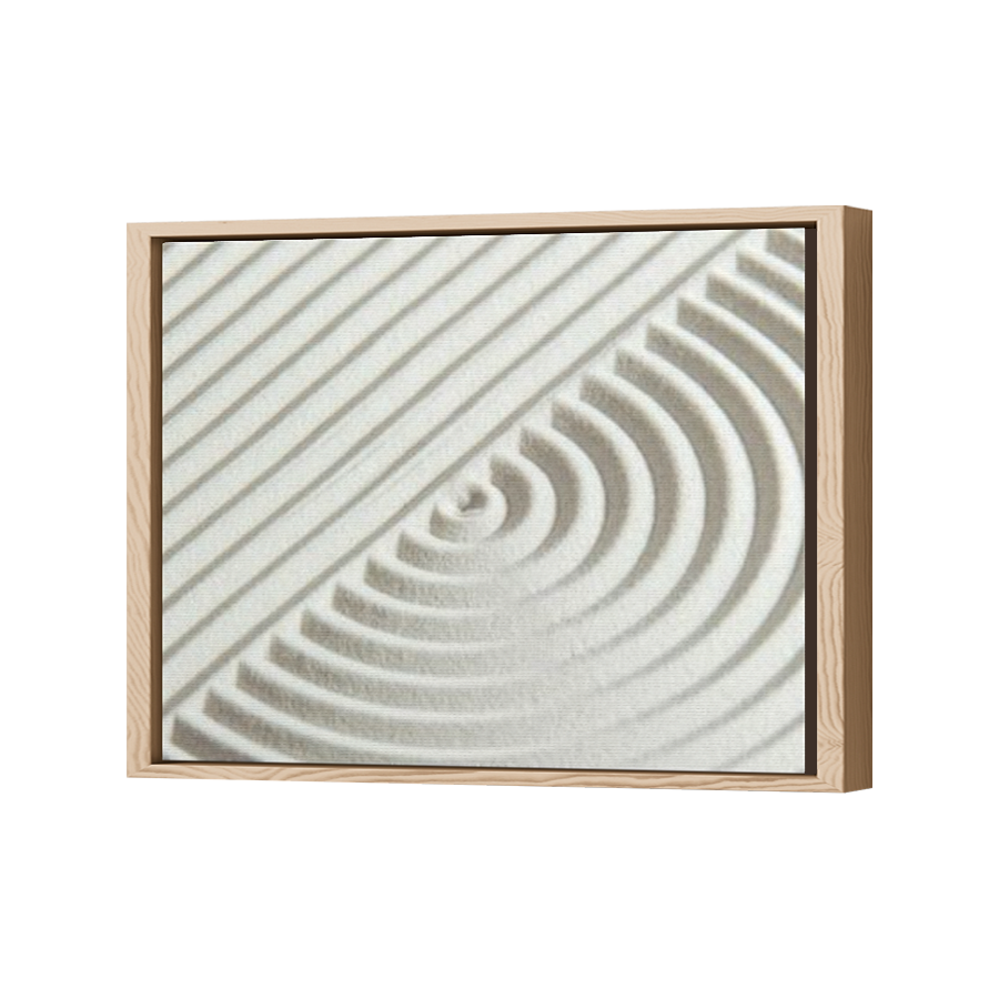 Thumbnail for Canvas - Wood Grain Floating Frame