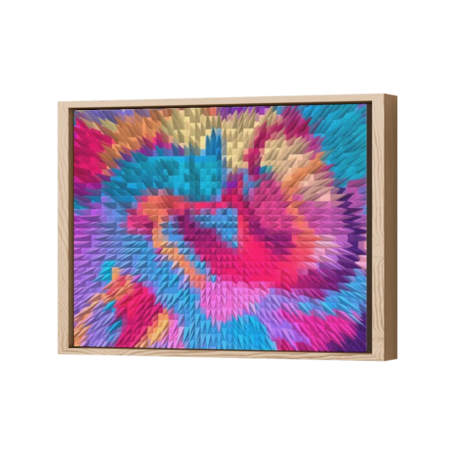 Thumbnail for Canvas - Wood Grain Floating Frame