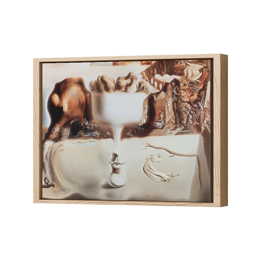 Thumbnail for Canvas - Wood Grain Floating Frame