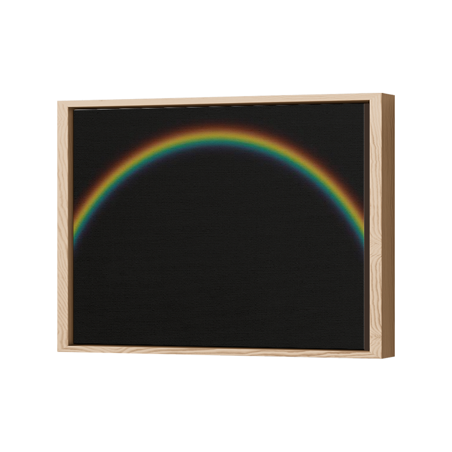 Thumbnail for Canvas - Wood Grain Floating Frame