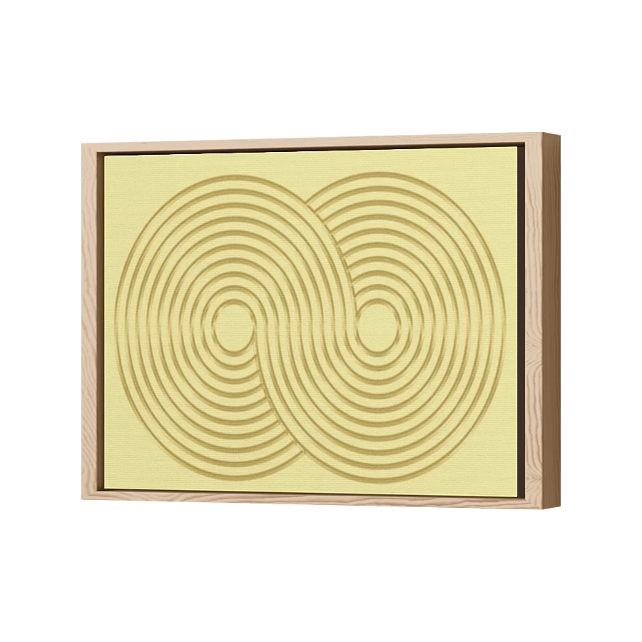 Thumbnail for Canvas - Wood Grain Floating Frame