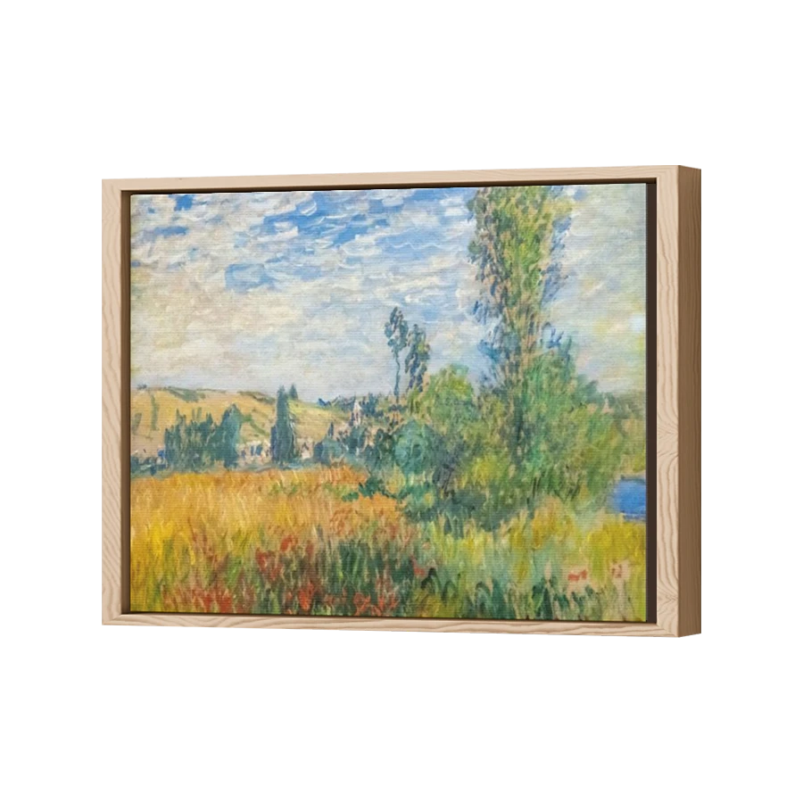 Thumbnail for Canvas - Wood Grain Floating Frame
