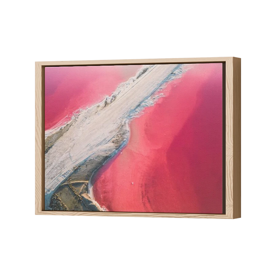 Thumbnail for Canvas - Wood Grain Floating Frame