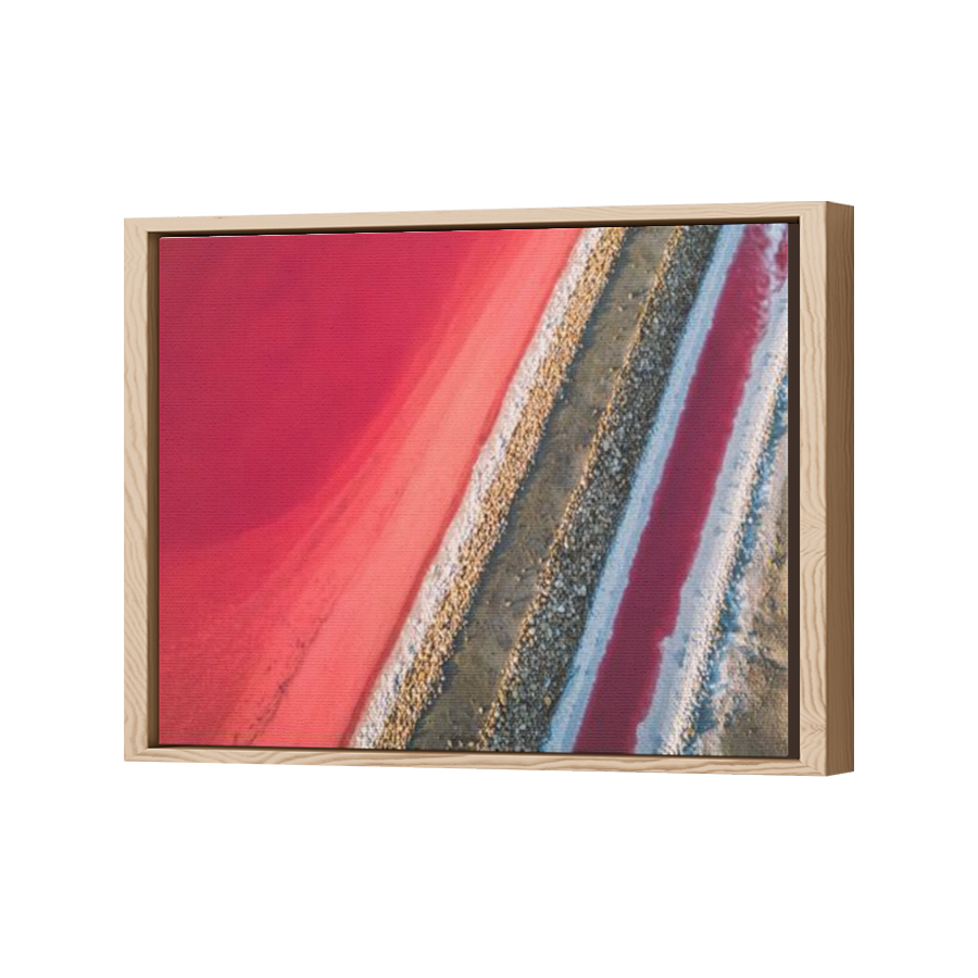 Thumbnail for Canvas - Wood Grain Floating Frame