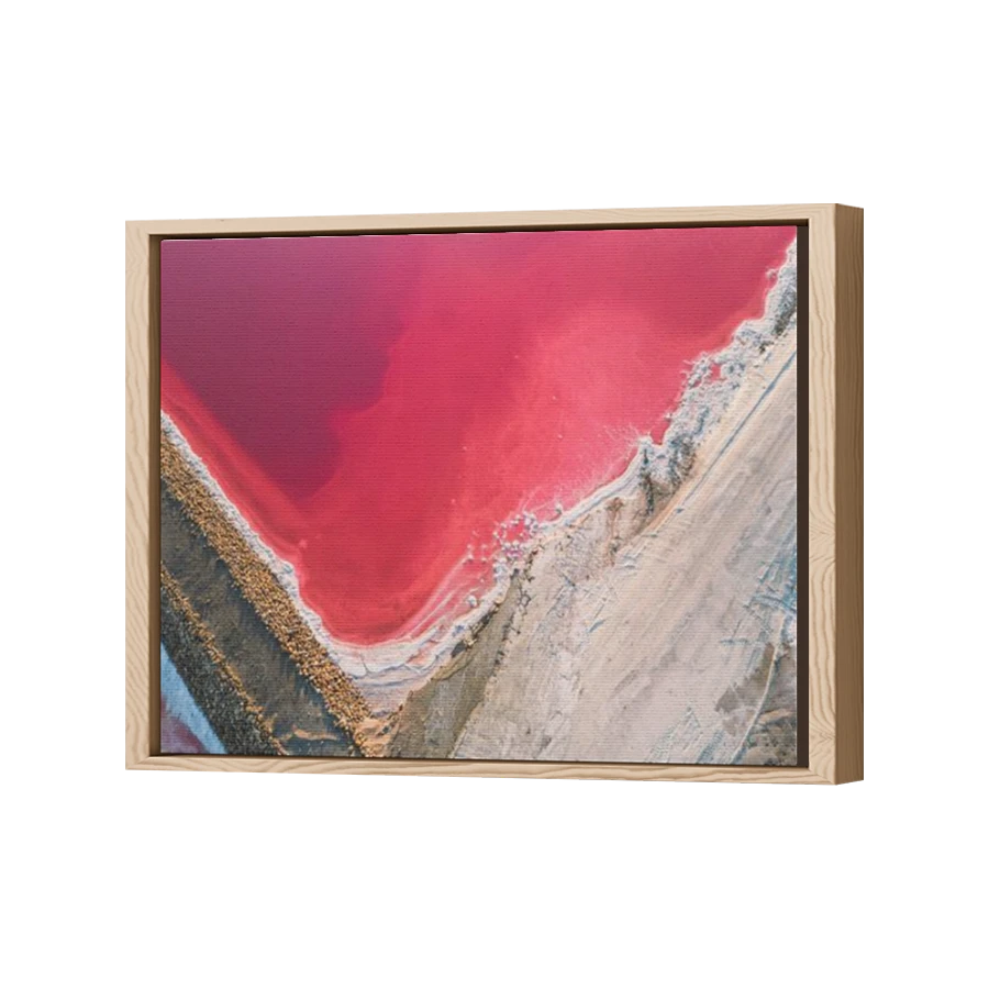 Thumbnail for Canvas - Wood Grain Floating Frame