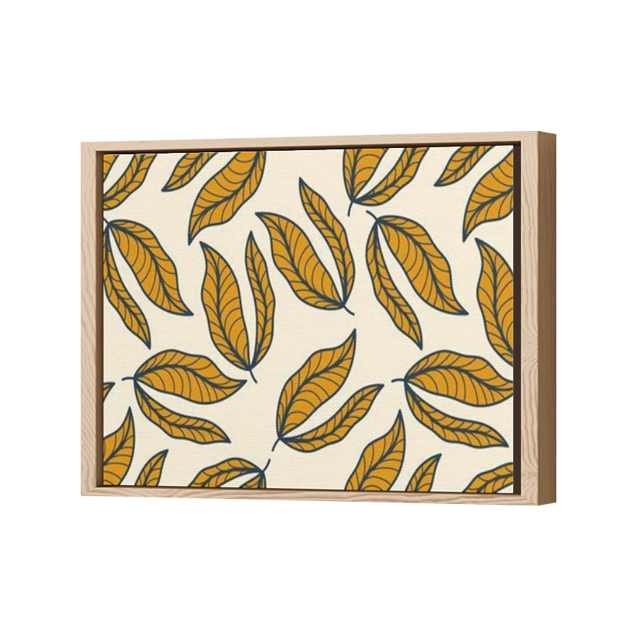 Thumbnail for Canvas - Wood Grain Floating Frame