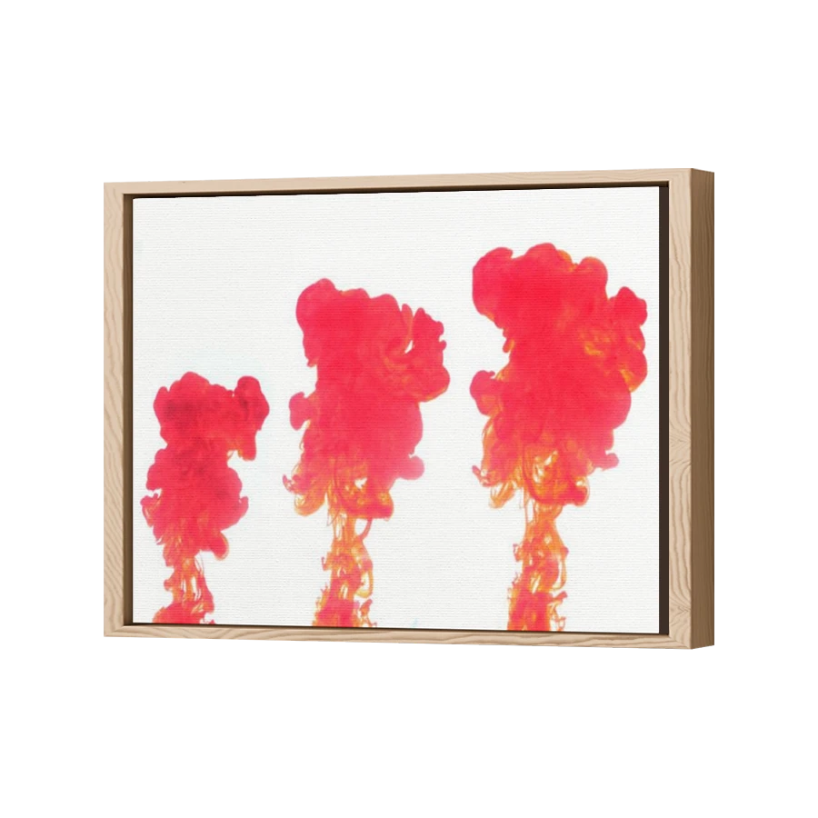 Thumbnail for Canvas - Wood Grain Floating Frame