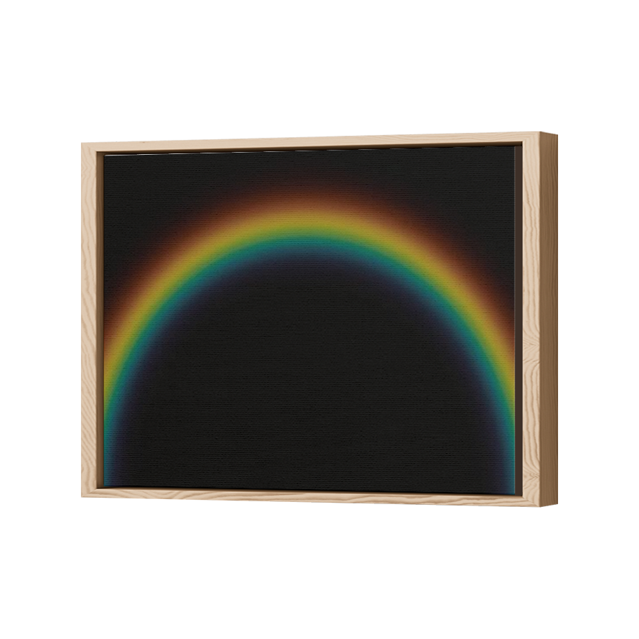 Thumbnail for Canvas - Wood Grain Floating Frame